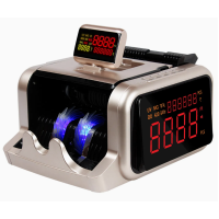 Лічильна машинка AL-2600 з детектором підробок і великим боковим LED-дисплеєм  точність і контроль готівки
